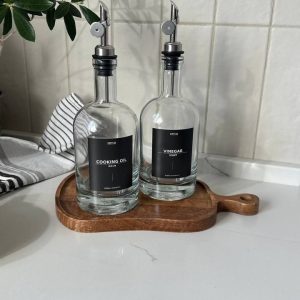 Пляшки для рідин з ковпачком в кольорі "срібло"