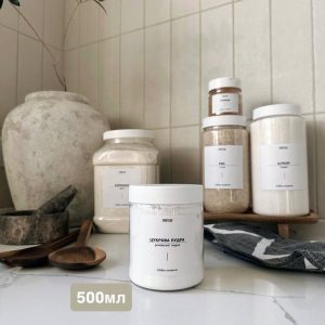 Ємність 0.5л з з білою кришкою